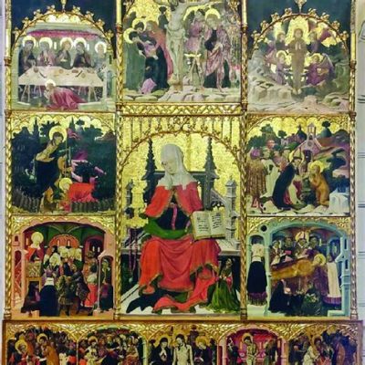 ¡El Retablo de Santa María de la Piedad! Un viaje alucinante por el estilo pictórico bizantino-románico de Cimabue.