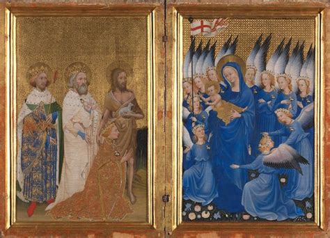 The Wilton Diptych: Una visión celestial en miniatura dorada y azul